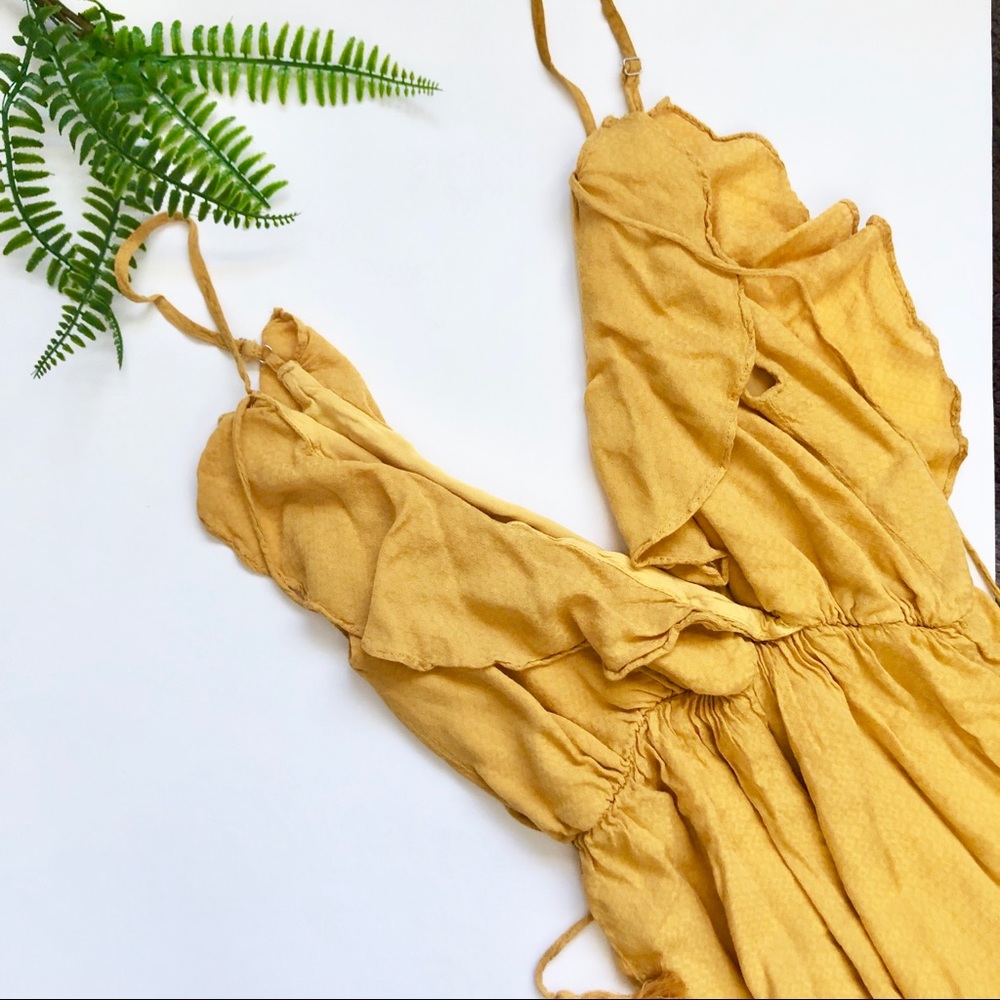Honey Belle Golden Yellow Romper